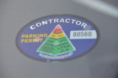 January 13, 2013 #248 - Parking decal