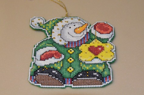 December 17, 2012 #222 - Cross Stitch snowman