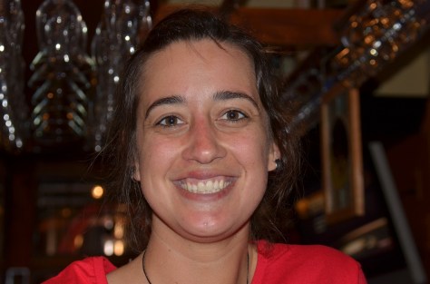 Andrea our great bartender at Moon River Brewery - Savannah, GA July 8, 2013