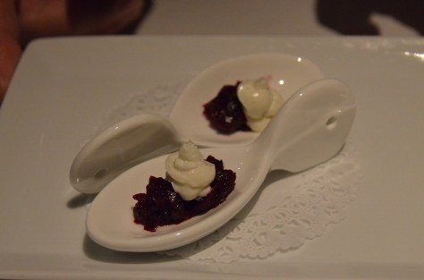 A little taste...don't remember what it was...but it was really good.