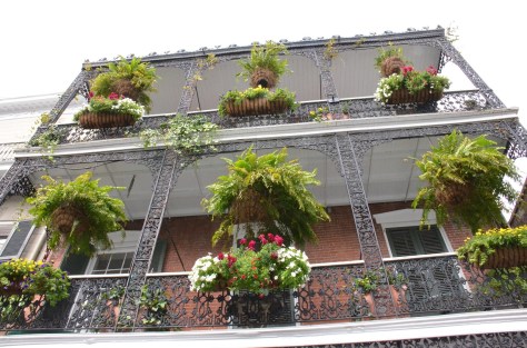 One of the pretty balconies