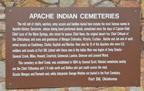 Apache Indian Cemetary