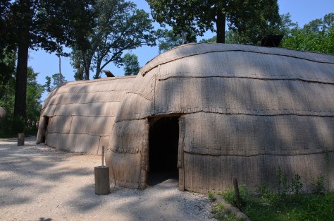 Indian Village at the Jamestown Settlement (renactment)