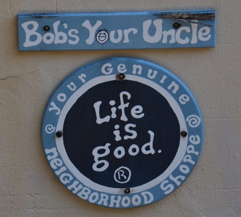 I always love a good sign...this was a tourist store