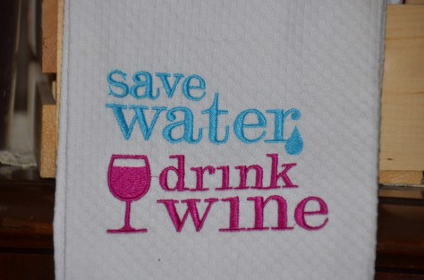 One of the many items for sale at the winery.